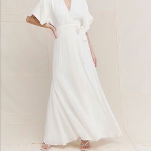 Reformation Willow dress in Ivory M
